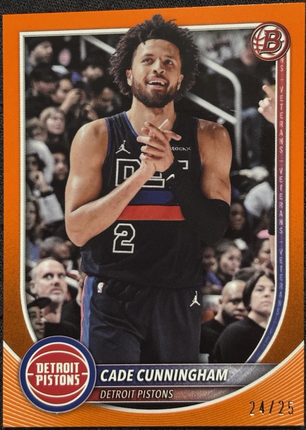 Cade Cunningham [Orange Border] #74