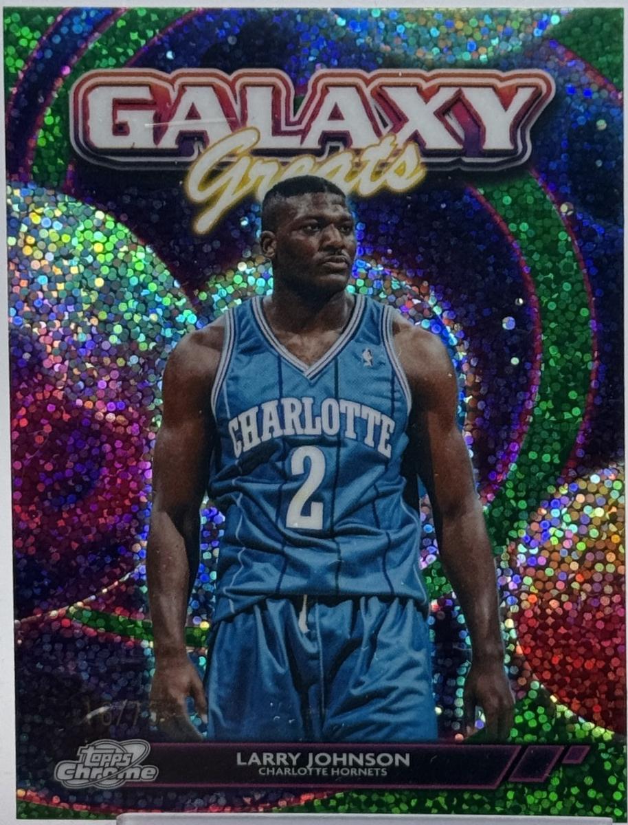 Larry Johnson [Green Space Dust Refractor] #GG-16