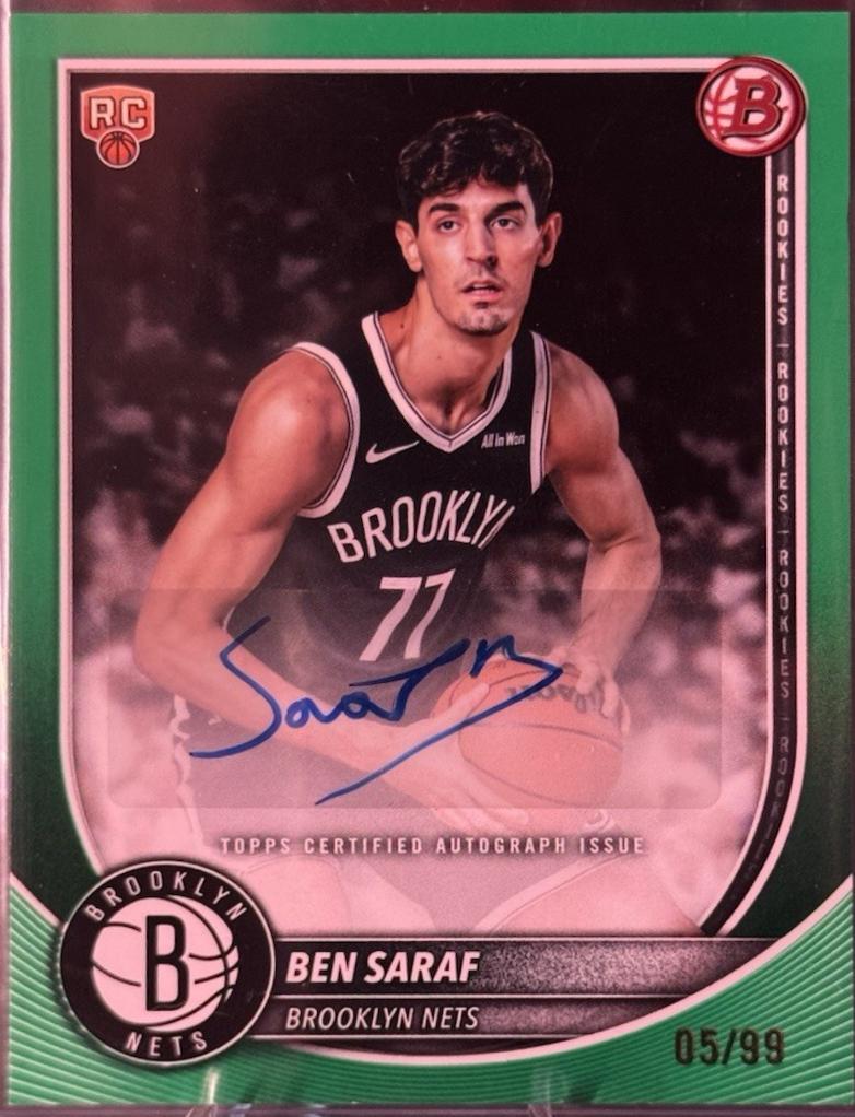 Ben Saraf [Green Border] #RVA-BS