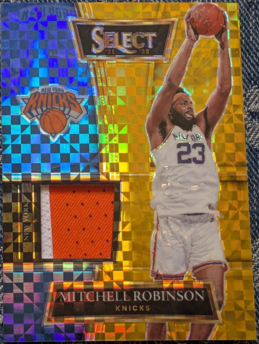 Mitchell Robinson [Gold Prizm] #SS-MRB