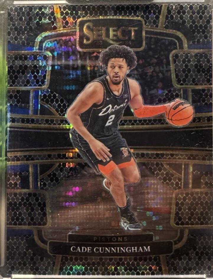 Cade Cunningham [Black Snake Skin Pulsar Prizm] #65