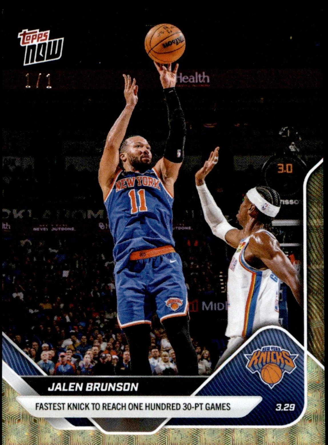Jalen Brunson [FoilFractor] #231
