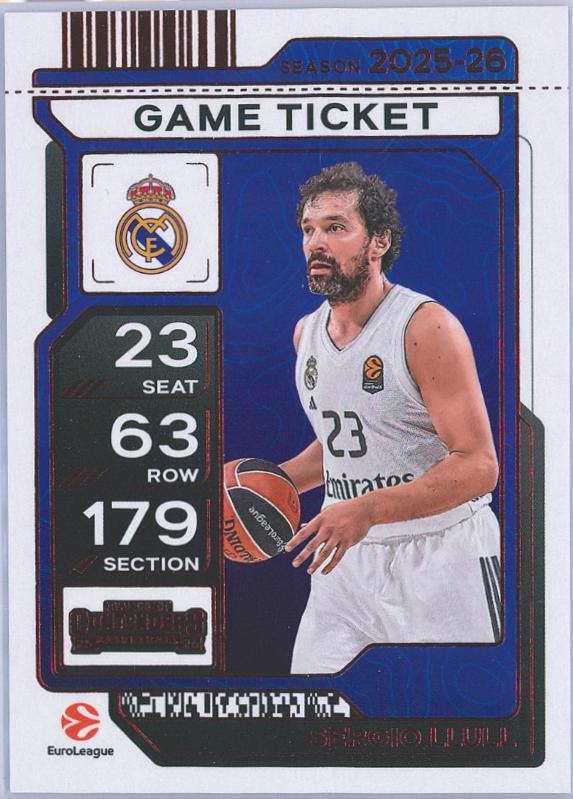 Sergio Llull [Game Ticket Red] #12