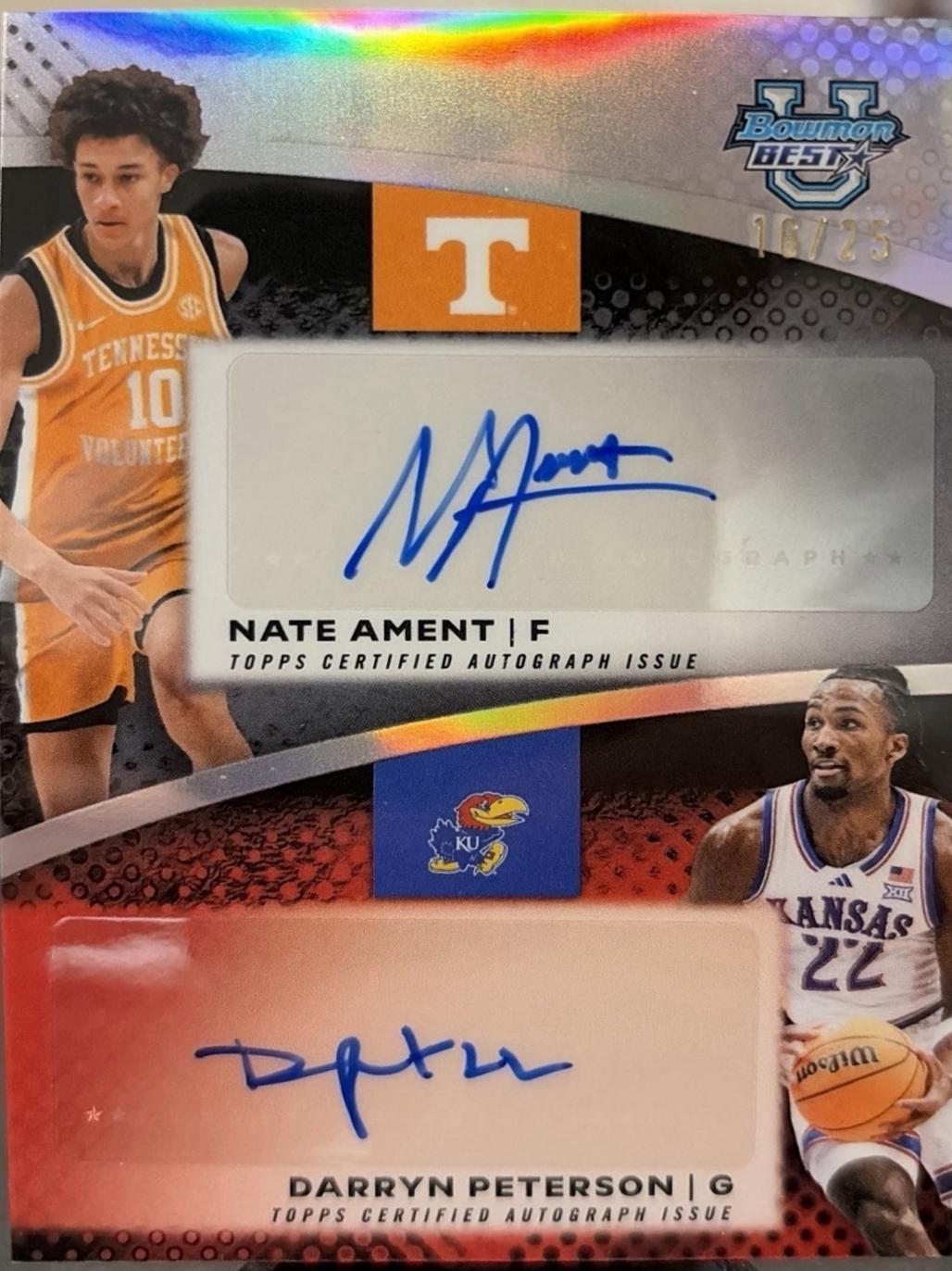 Nate Ament / Darryn Peterson #BDA-DP