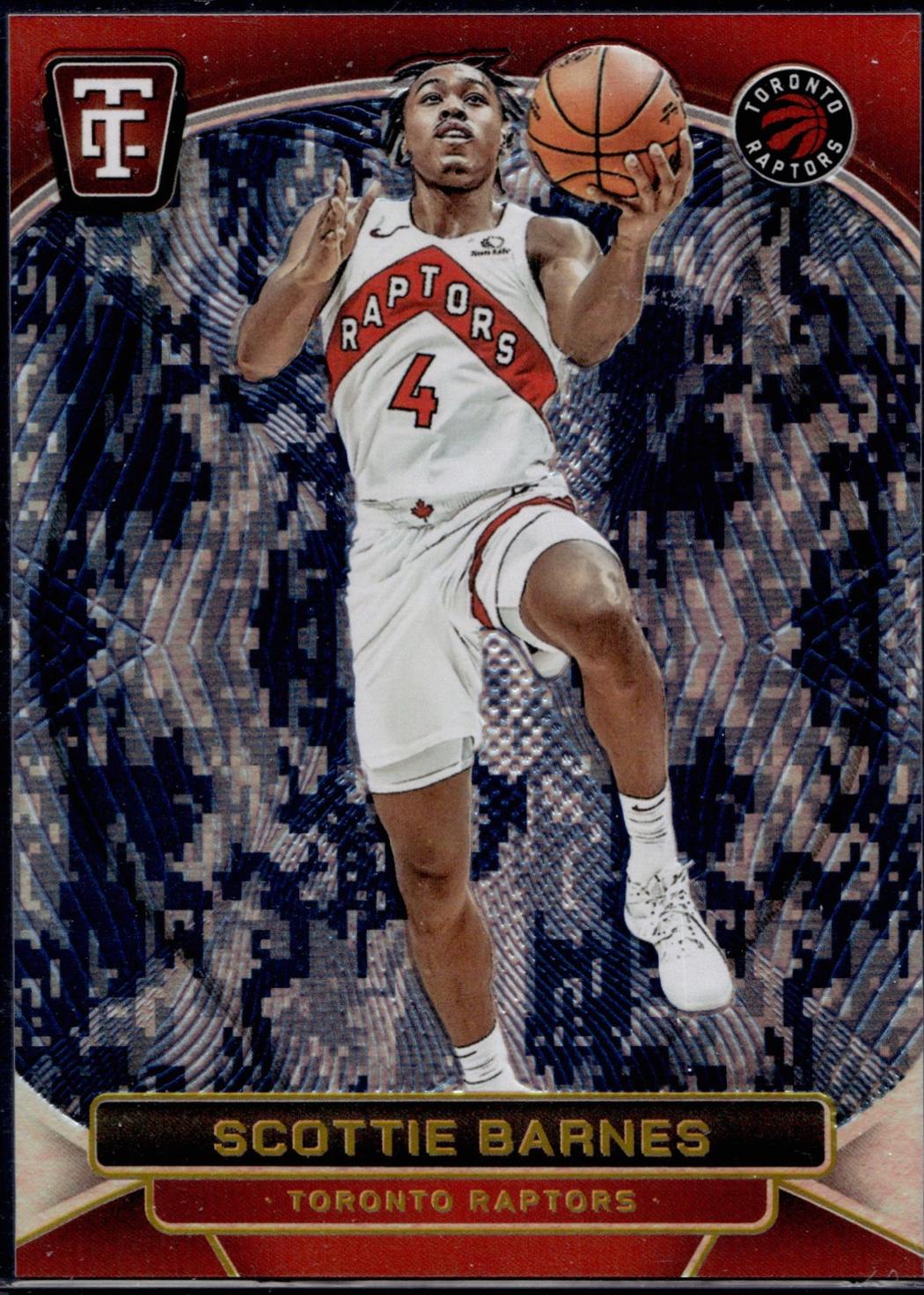 Scottie Barnes [Blue Camo Platinum Mirror] #104