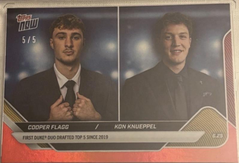 Cooper Flagg / Kon Knueppel [Red] #CFKK