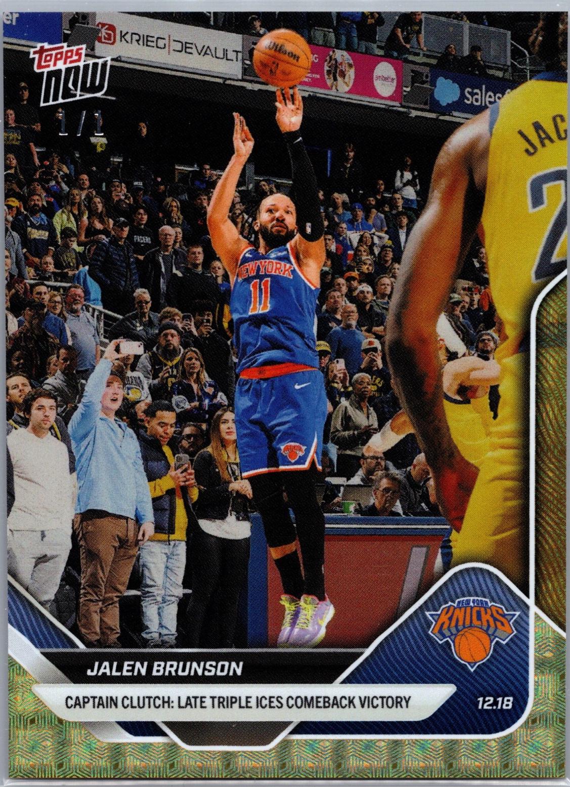 Jalen Brunson [FoilFractor] #91