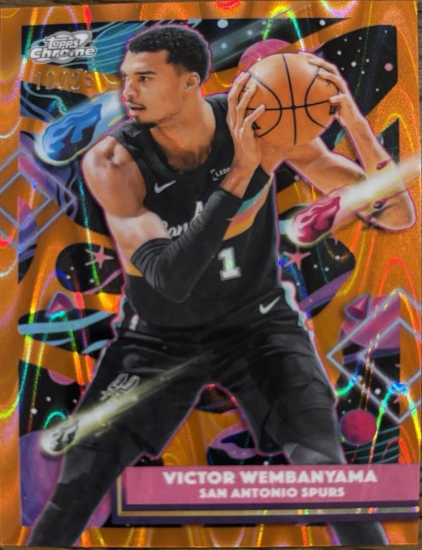 Victor Wembanyama [Orange Galactic Refractor] #149