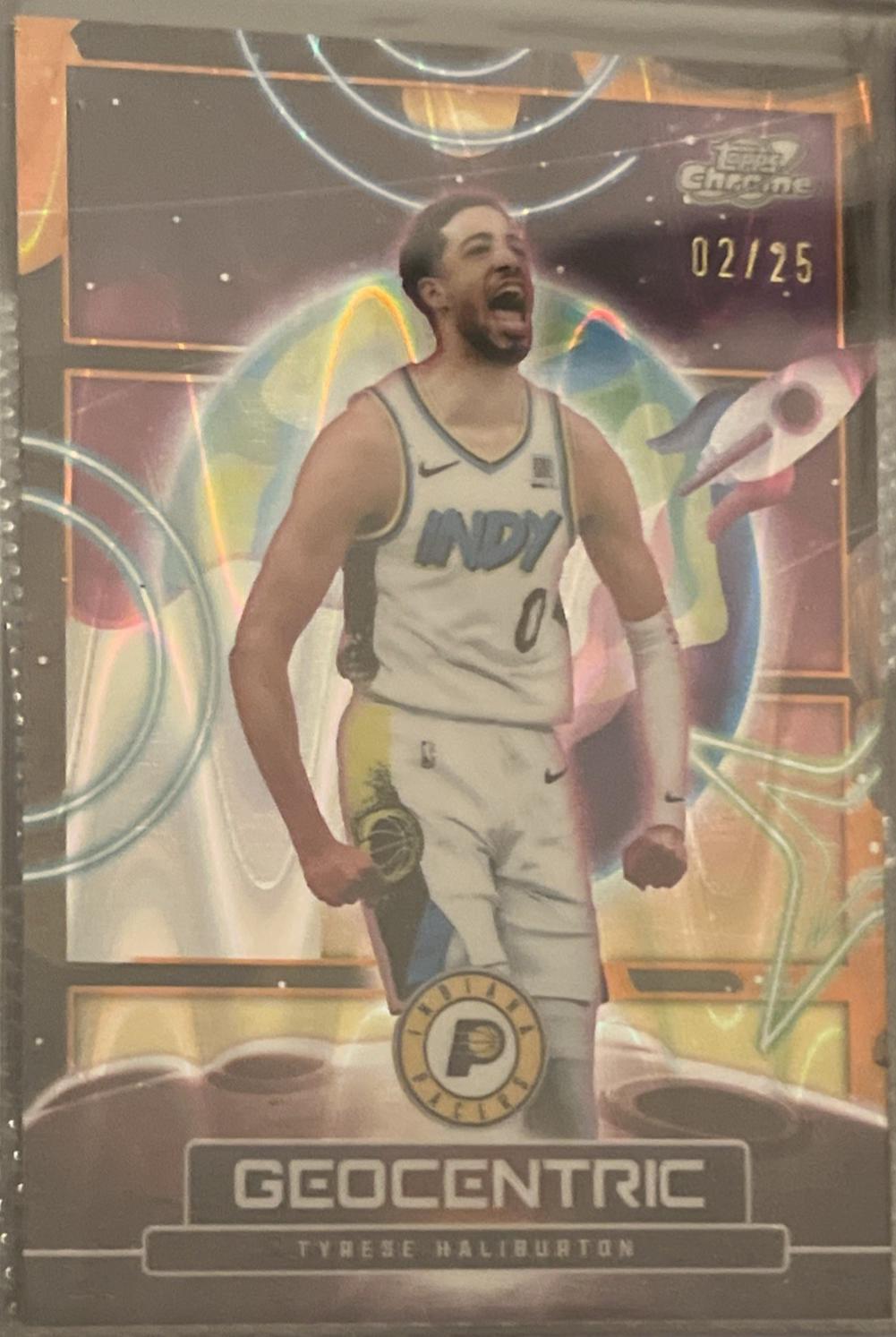 Tyrese Haliburton [Orange Galactic] #GE-4