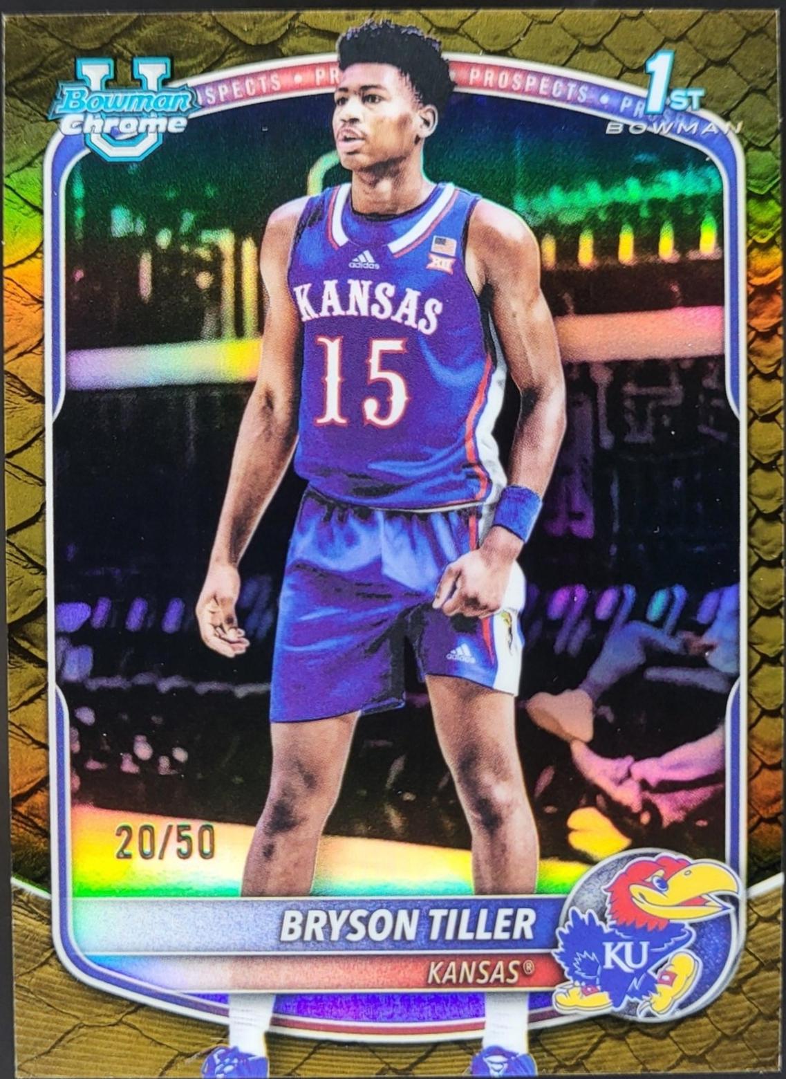 Bryson Tiller [Reptilian Gold Refractor] #BCP-8