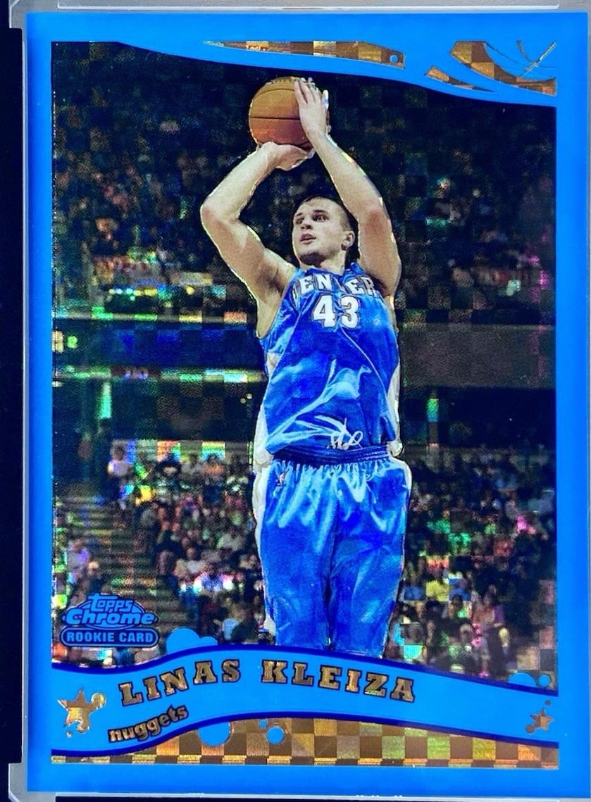 Linas Kleiza [Blue XFractor] #175