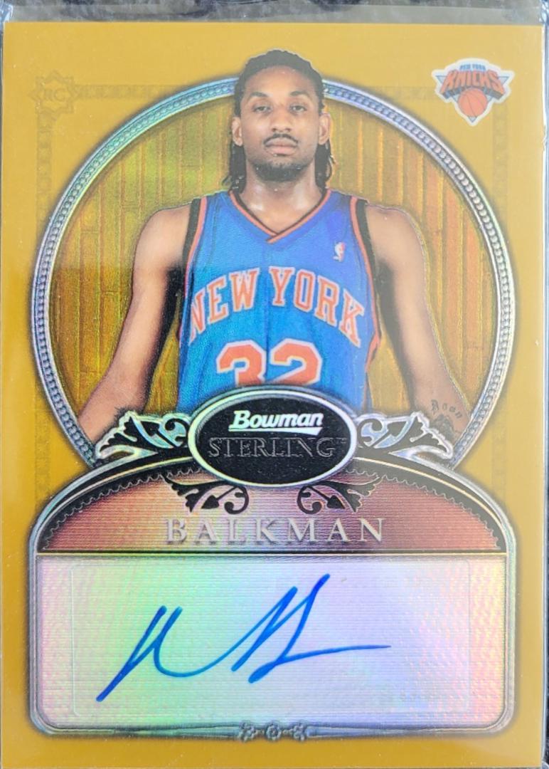 Renaldo Balkman [Refractor Gold Autograph] #85