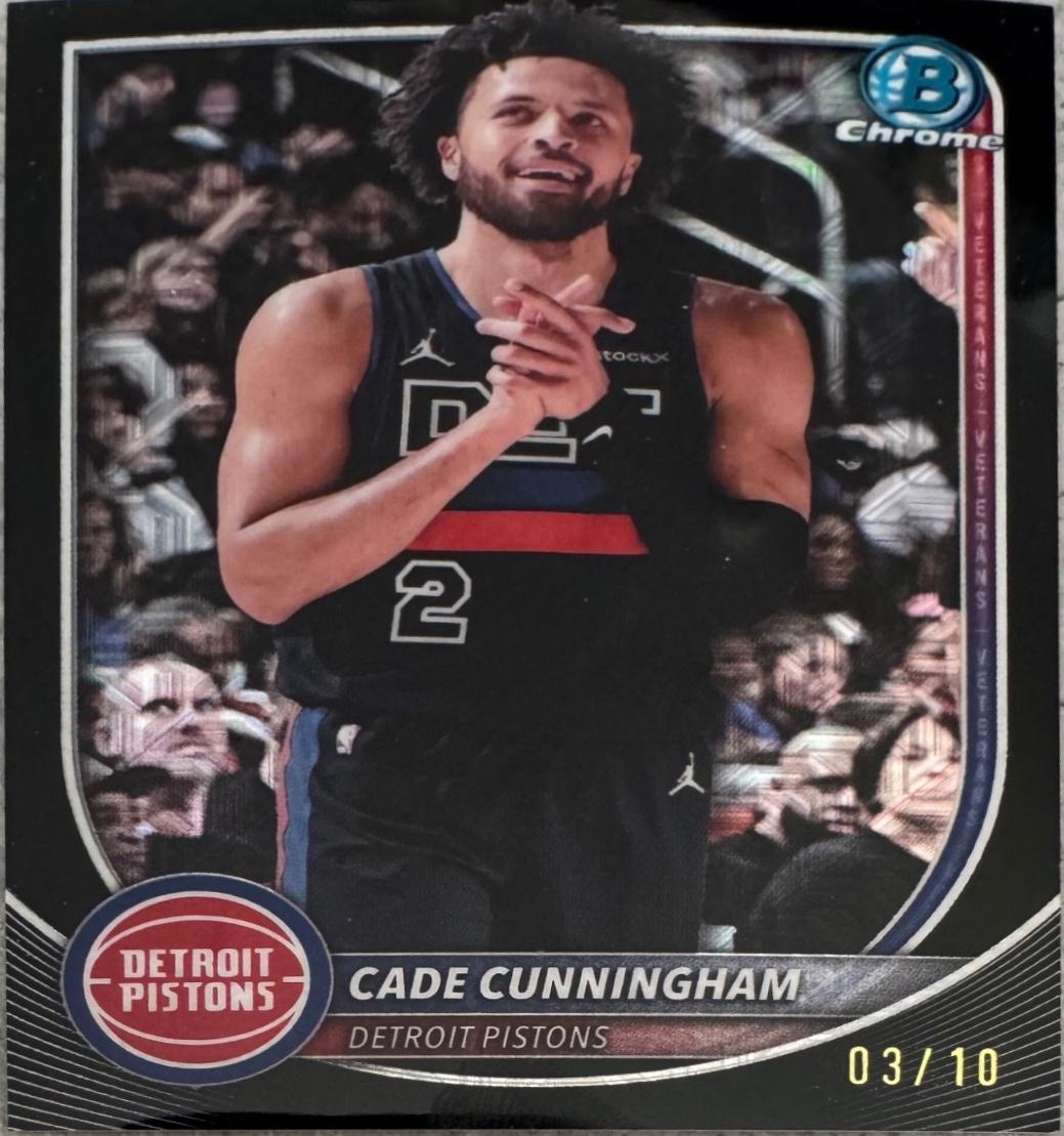 Cade Cunningham [Black Geometric] #BCV-74