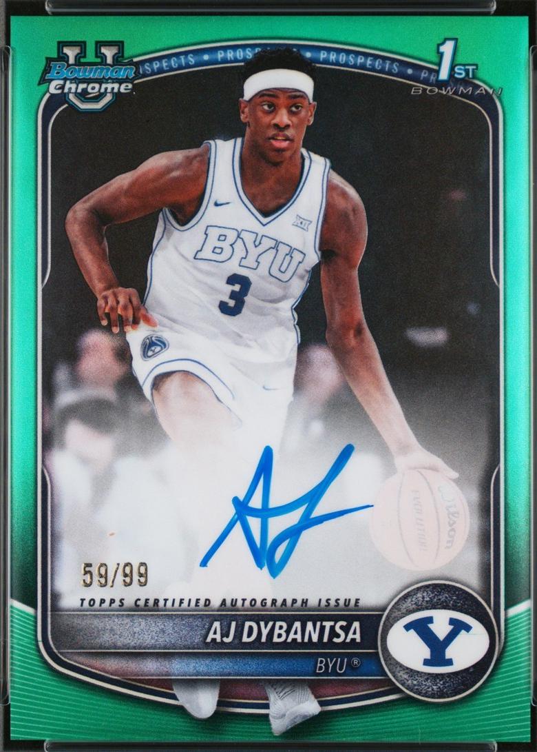 AJ Dybantsa [Reptilian Green Refractor] #CPA-AD