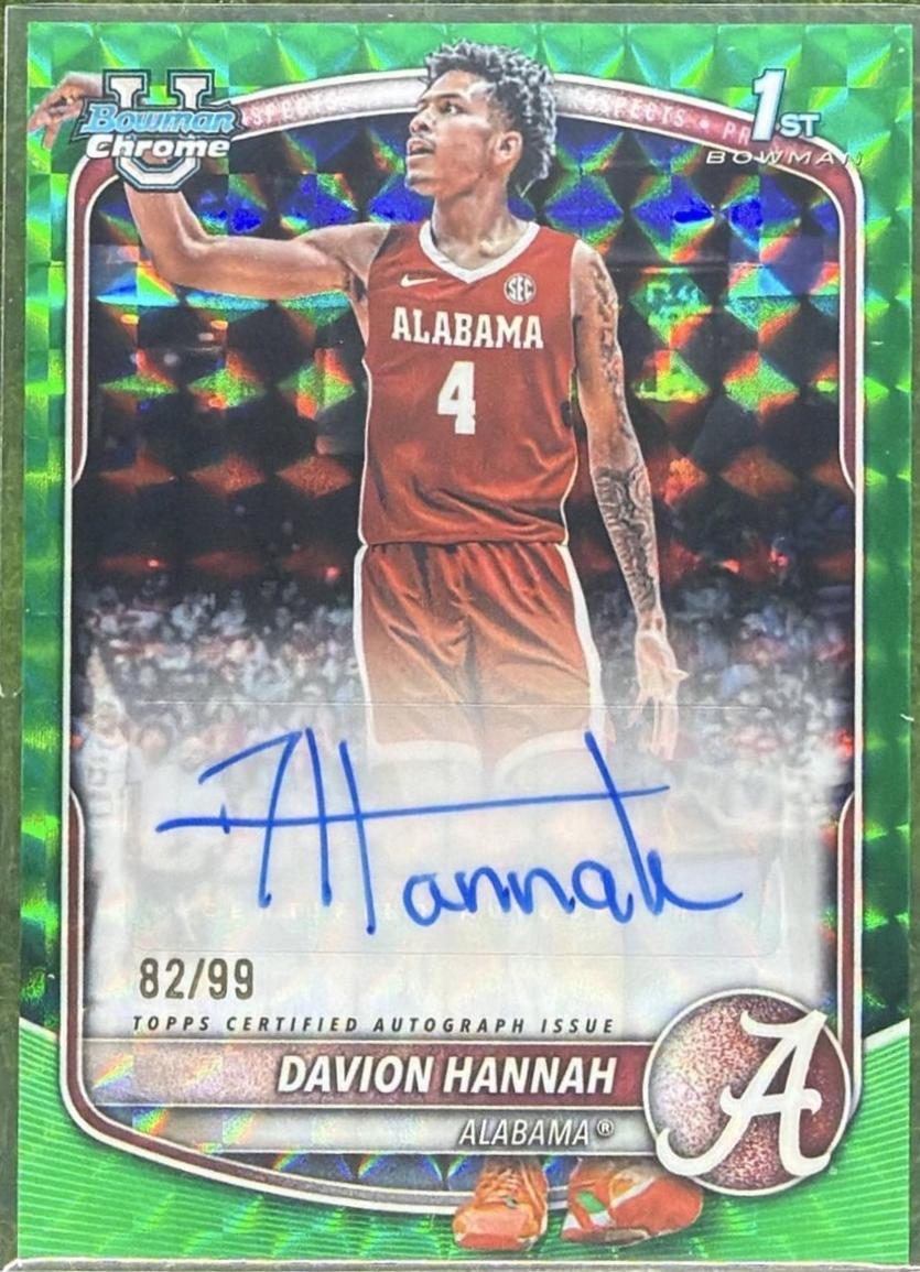 Davion Hannah [Green Geometric] #CPA-DH