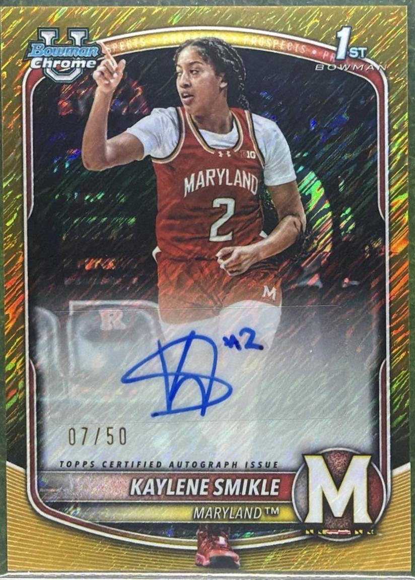 Kaylene Smikle [Gold Shimmer Refractor] #CPA-KS