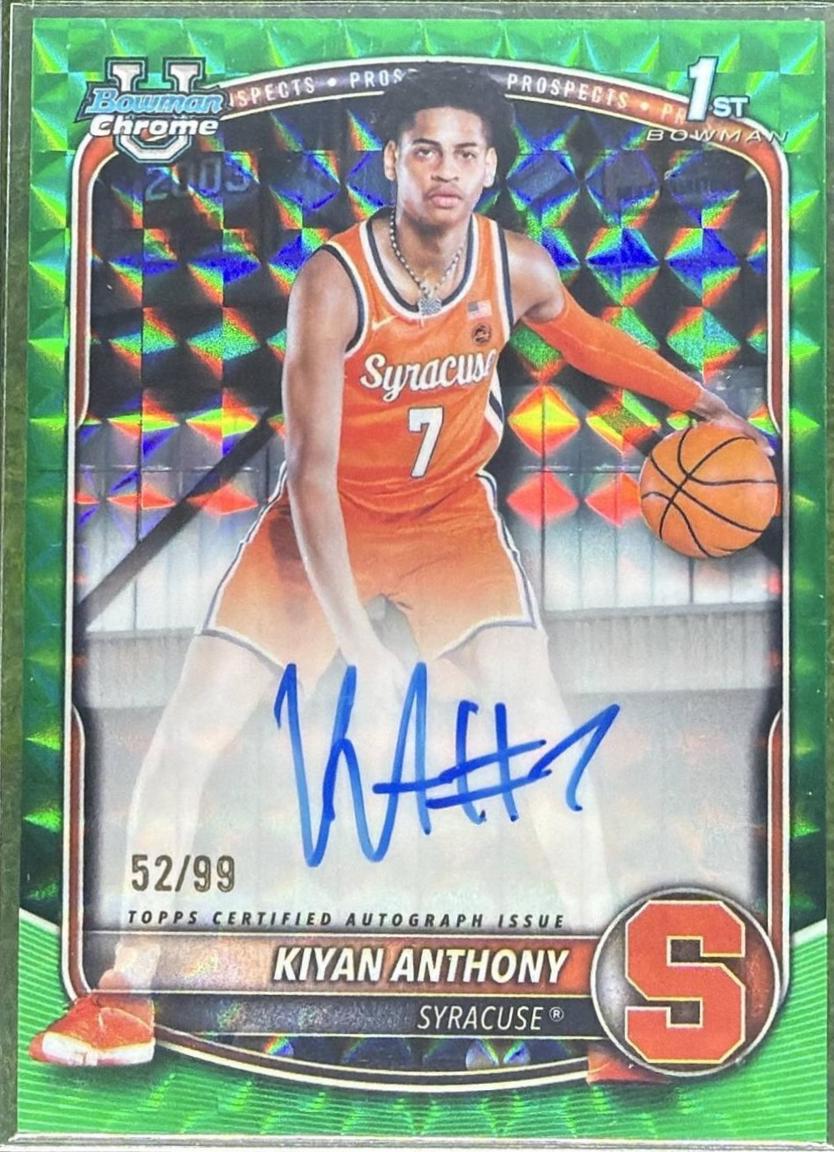 Kiyan Anthony [Green Geometric] #CPA-KA