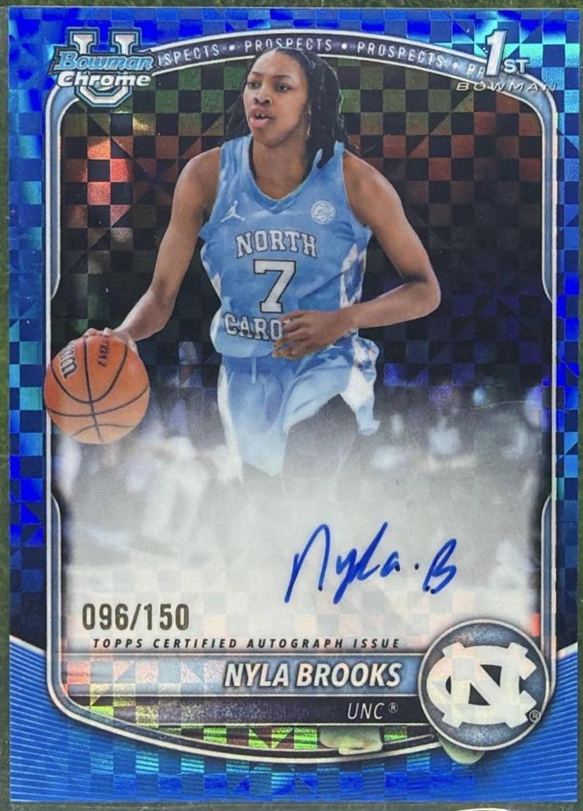 Nyla Brooks [Blue X-Fractor] #CPA-NR