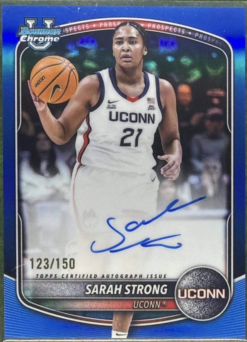 Sarah Strong [Blue Refractor] #CPA-SS