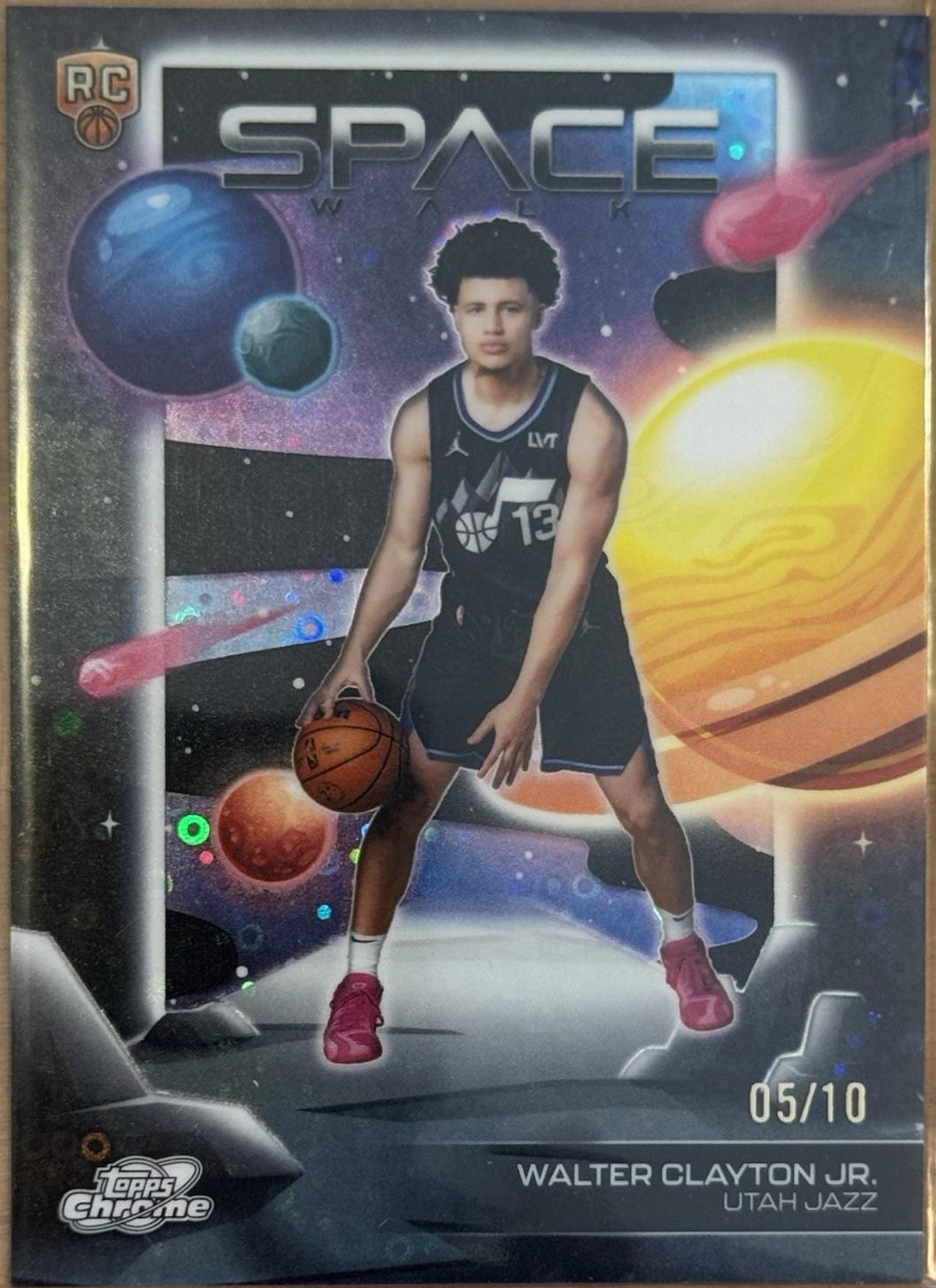 Walter Clayton Jr. [Black Eclipse Refractor] #SW-10