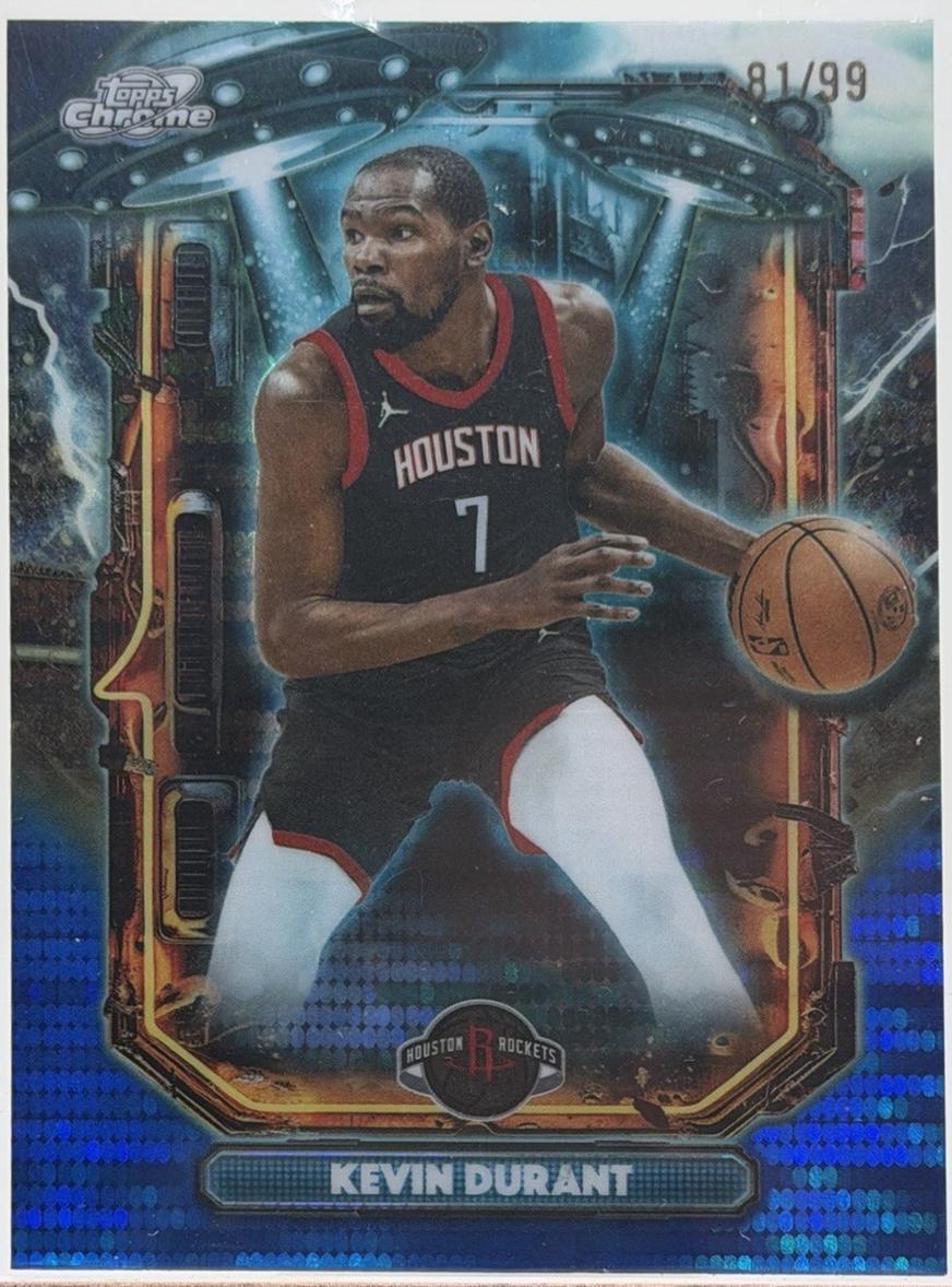 Kevin Durant [Blue Moon Refractor] #ET-9