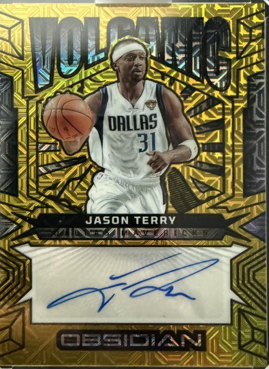 Jason Terry [Electric Etch Gold Flood] #VS-JTD