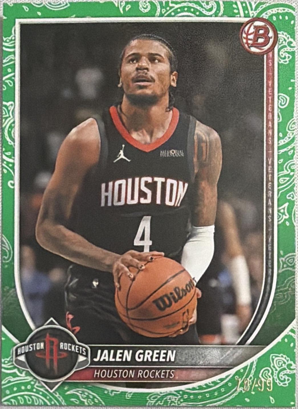 Jalen Green [Green Pattern Border] #199