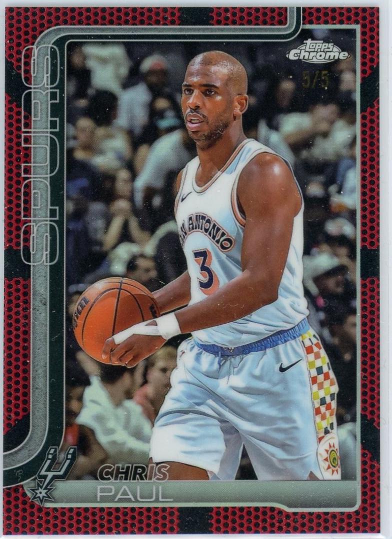 Chris Paul [Red Basketball Refractor] #219