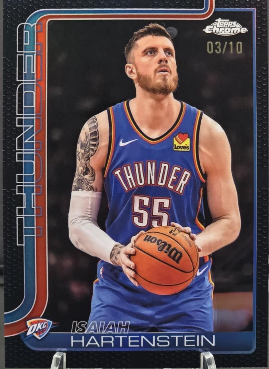 Isaiah Hartenstein [Black Basketball Refractor] #181