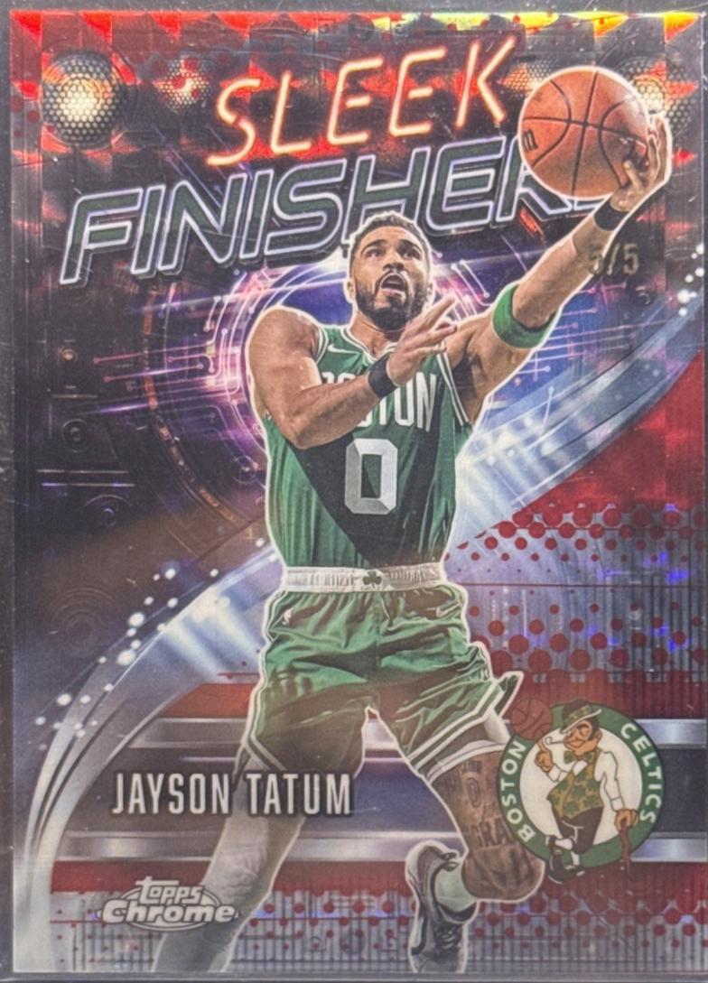 Jayson Tatum [Refractor Red Geometric] #SF-5