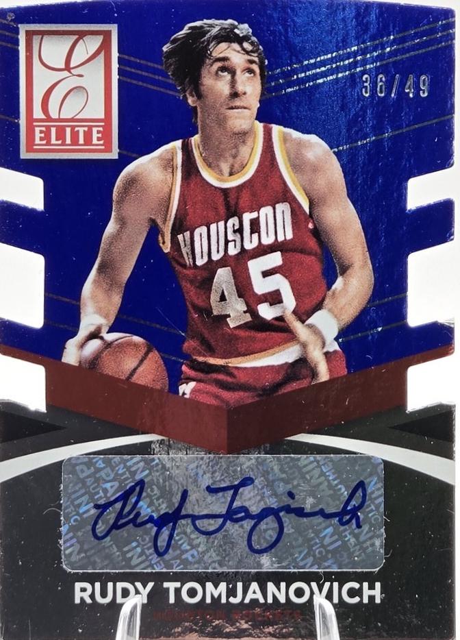 Rudy Tomjanovich [Blue Die-Cut] #50