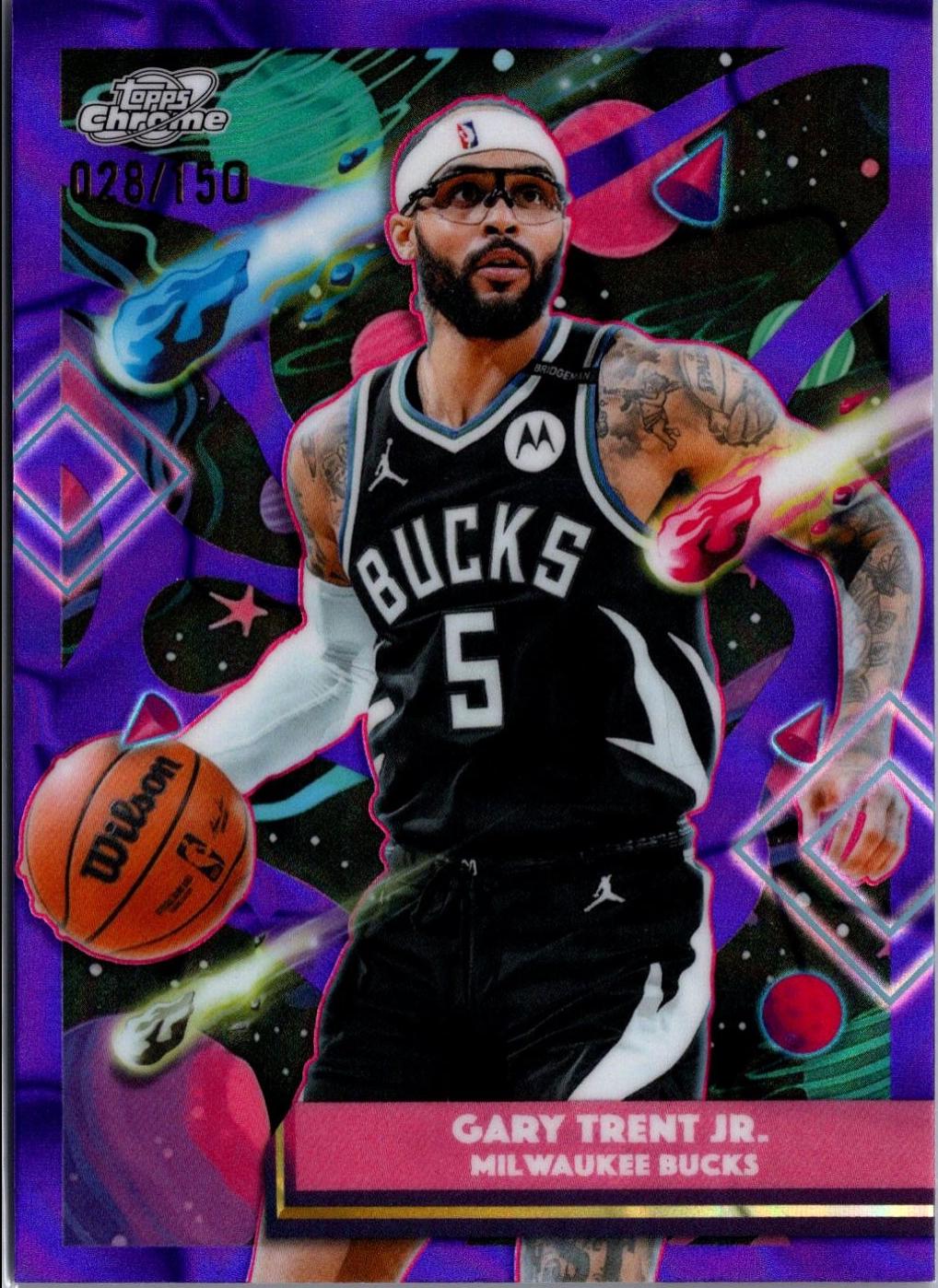 Gary Trent Jr. [Purple Nebula Refractor] #56