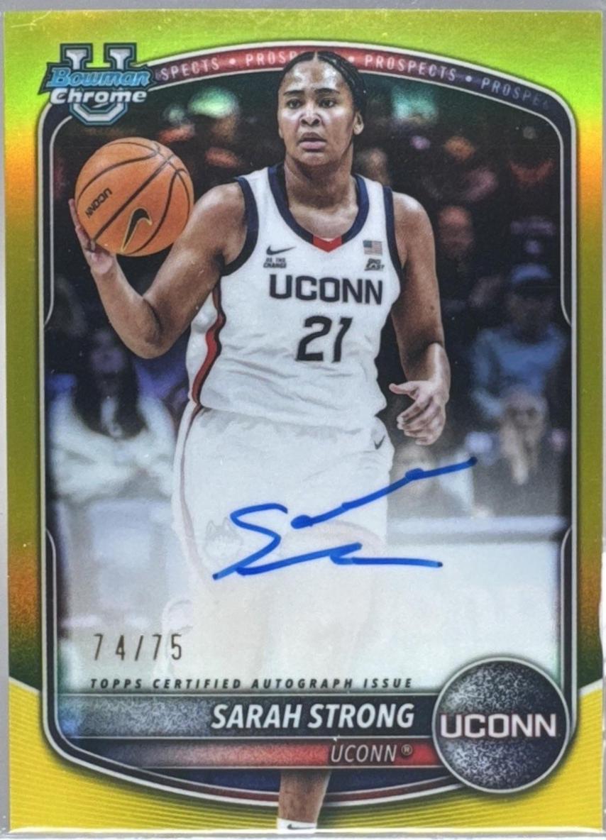 Sarah Strong [Yellow Refractor] #CPA-SS