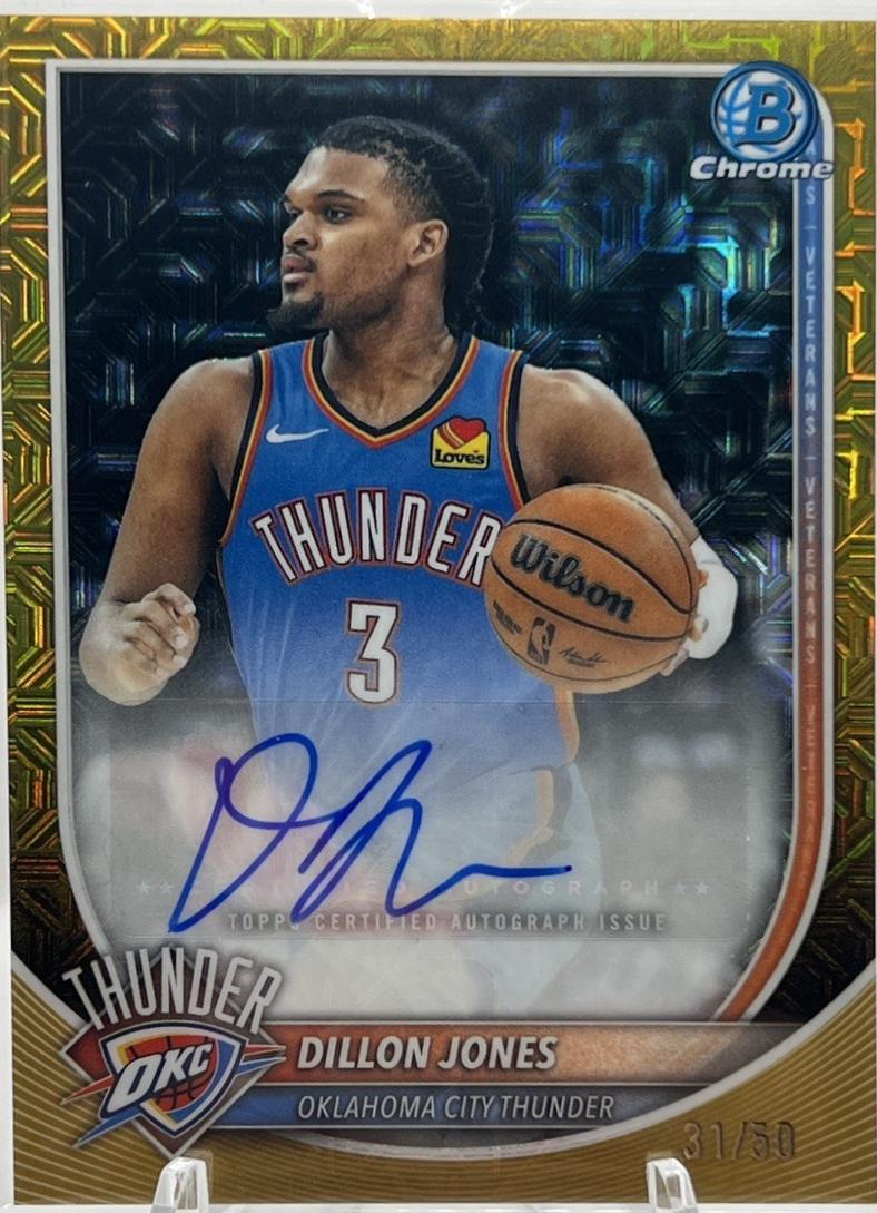 Dillon Jones [Gold Geometric] #BCA-DJ