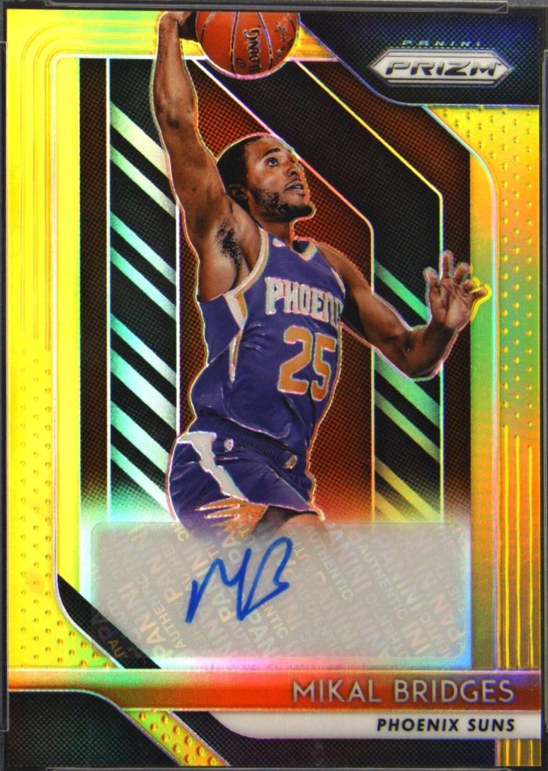 Mikal Bridges [Gold Prizm] #RSMKB
