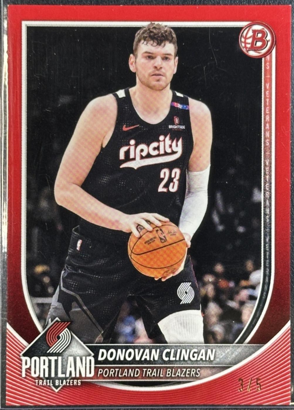 Donovan Clingan [Red Border] #188