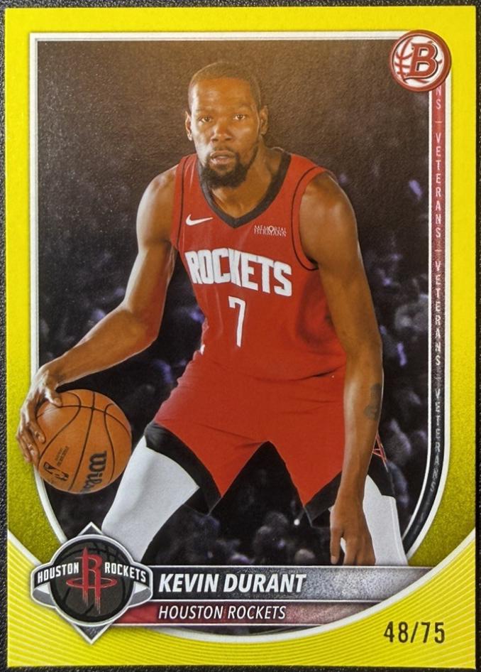 Kevin Durant [Yellow Border] #125