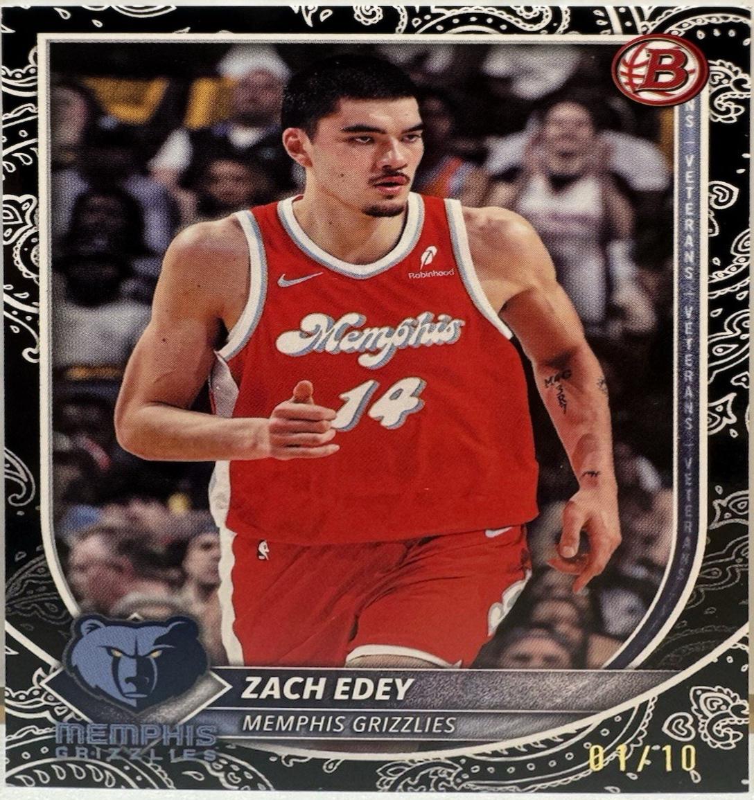 Zach Edey [Black Border] #139