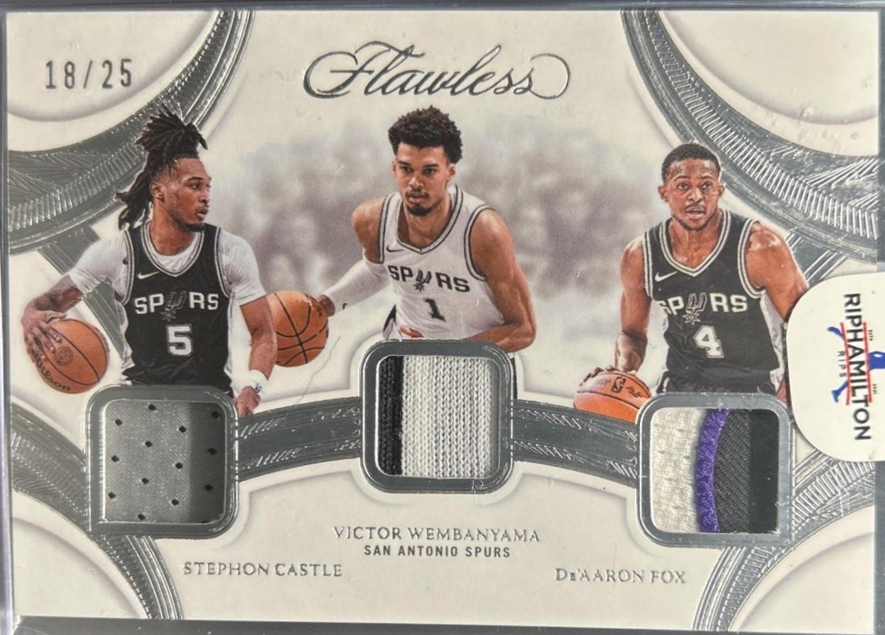 Stephon Castle / De'Aaron Fox / Victor Wembanyama #2