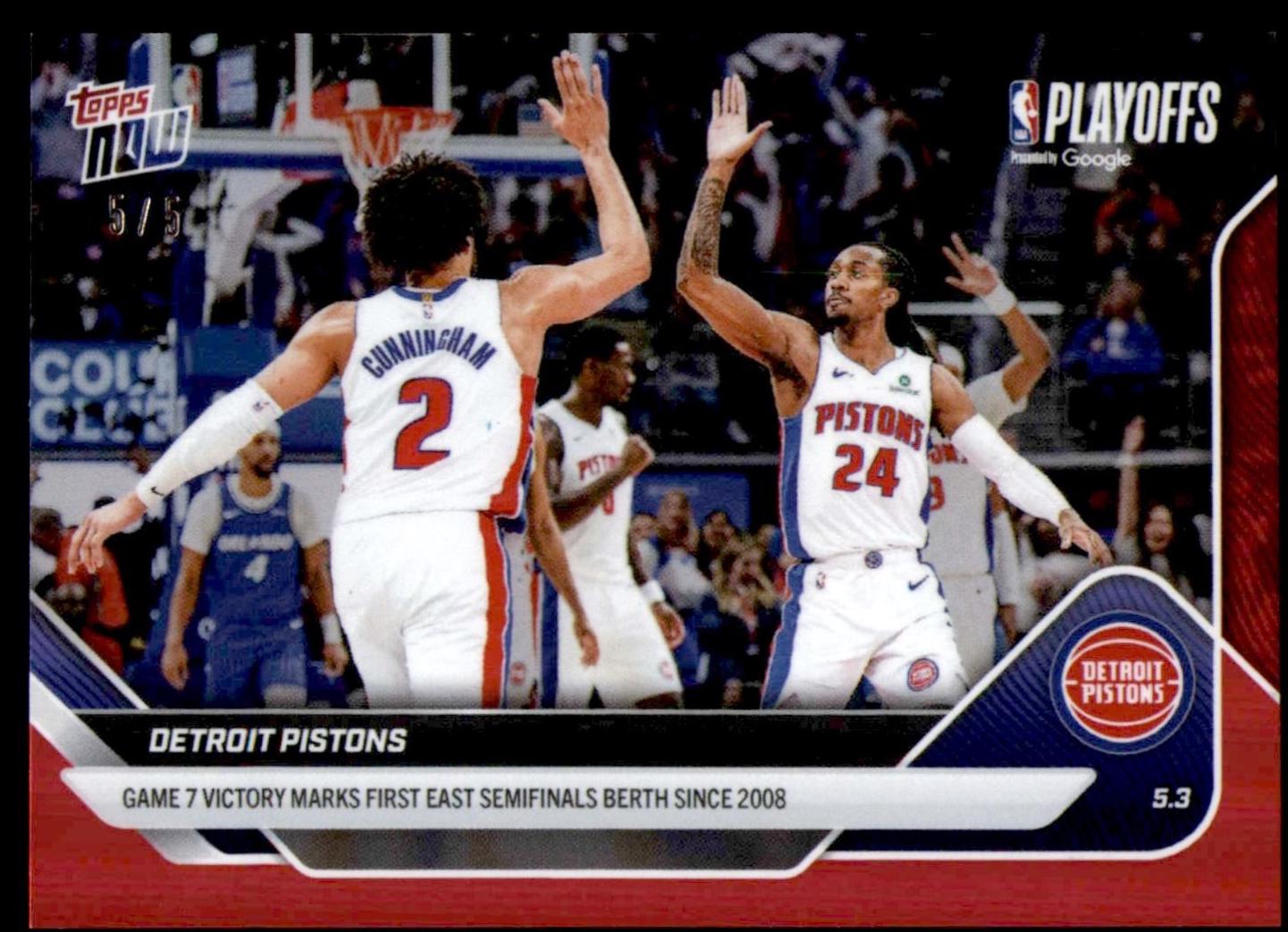 Detroit Pistons [Red] #291