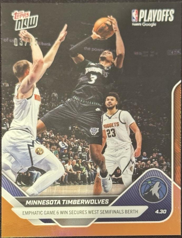 Minnesota Timberwolves [Orange] #286