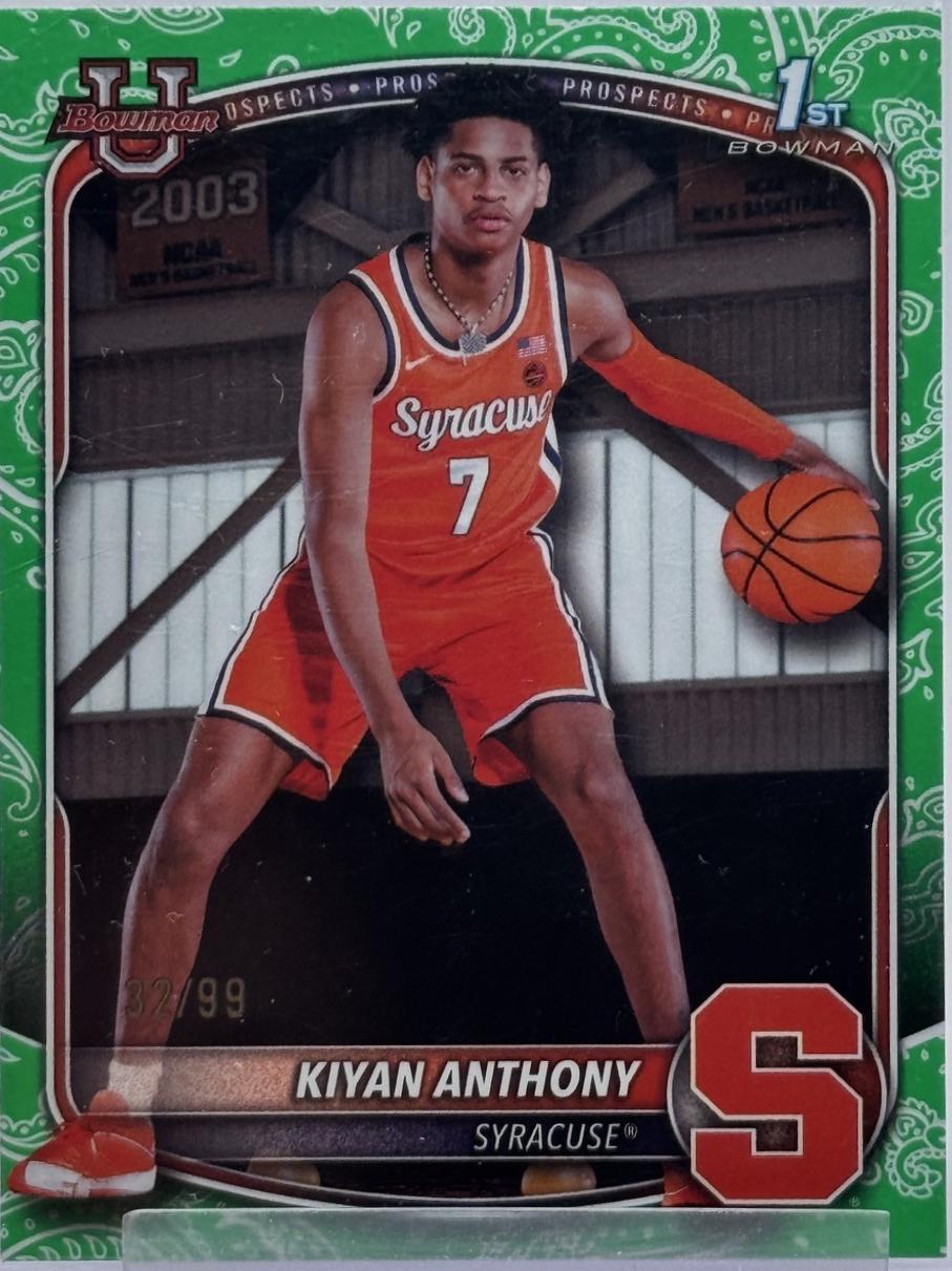 Kiyan Anthony [Green Pattern Border] #BPP-4