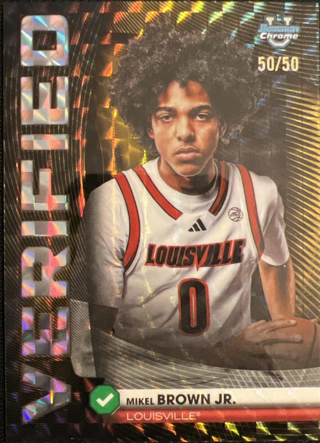 Mikel Brown Jr. [Gold Refractor] #BV-11