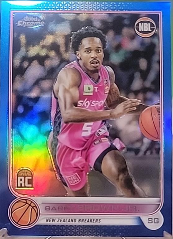Barry Brown Jr. [Blue Refractor] #55