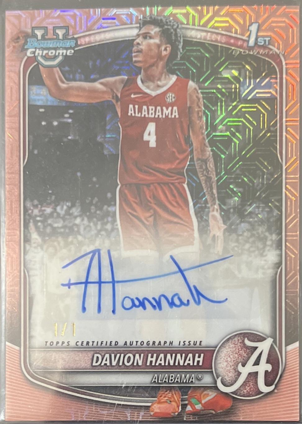 Davion Hannah [Superfractor] #CPA-DH