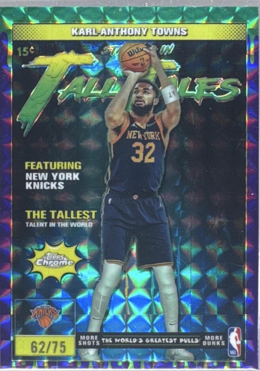 Karl-Anthony Towns [Refractor Purple Geometric] #TT-10
