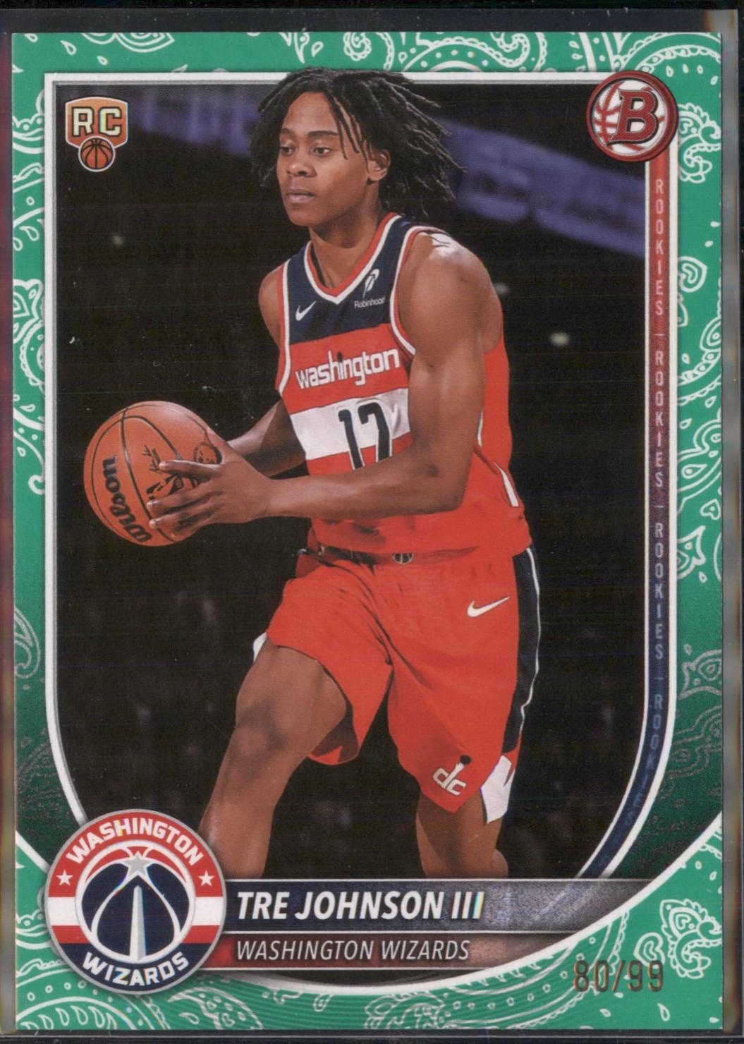 Tre Johnson III [Green Pattern Border] #6