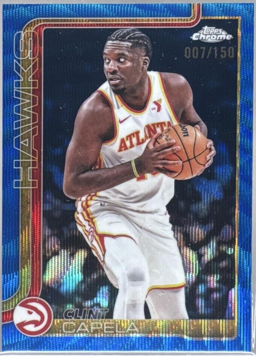 Clint Capela [Blue Wave Refractor] #81