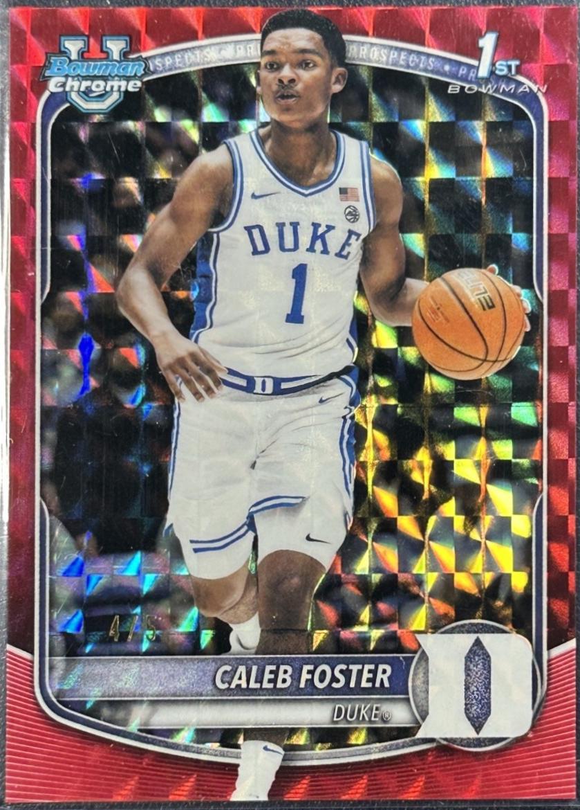 Caleb Foster [Red Geometric] #BCP-100
