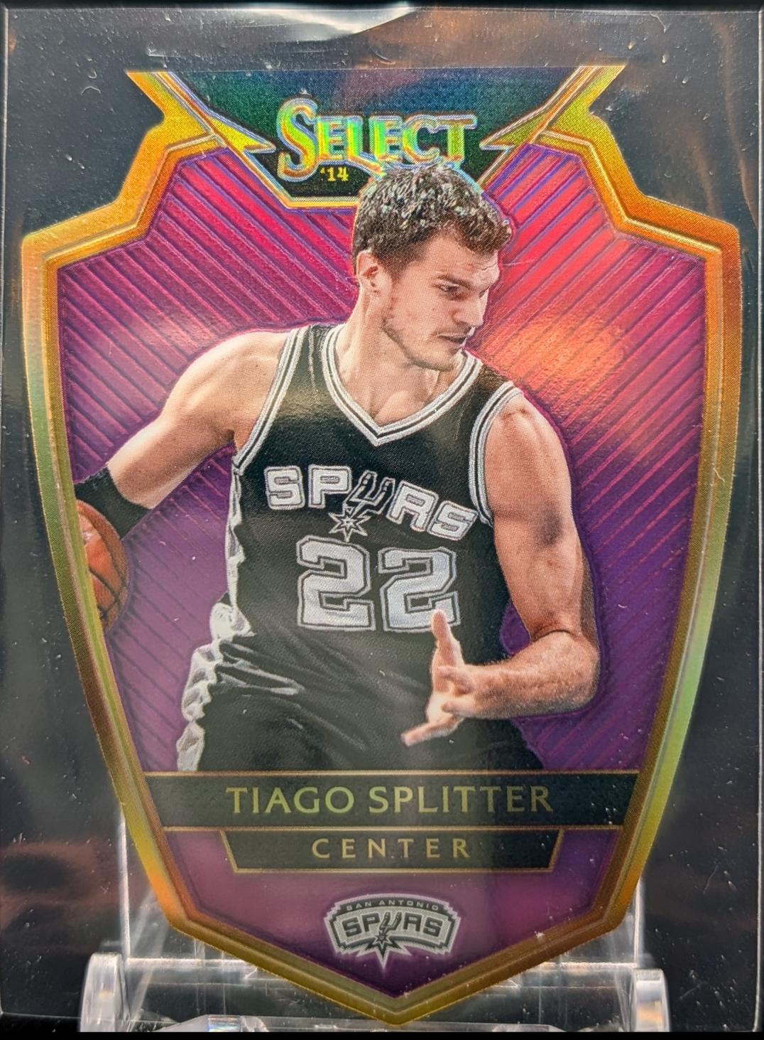 Tiago Splitter [Purple Die Cut Prizm] #157